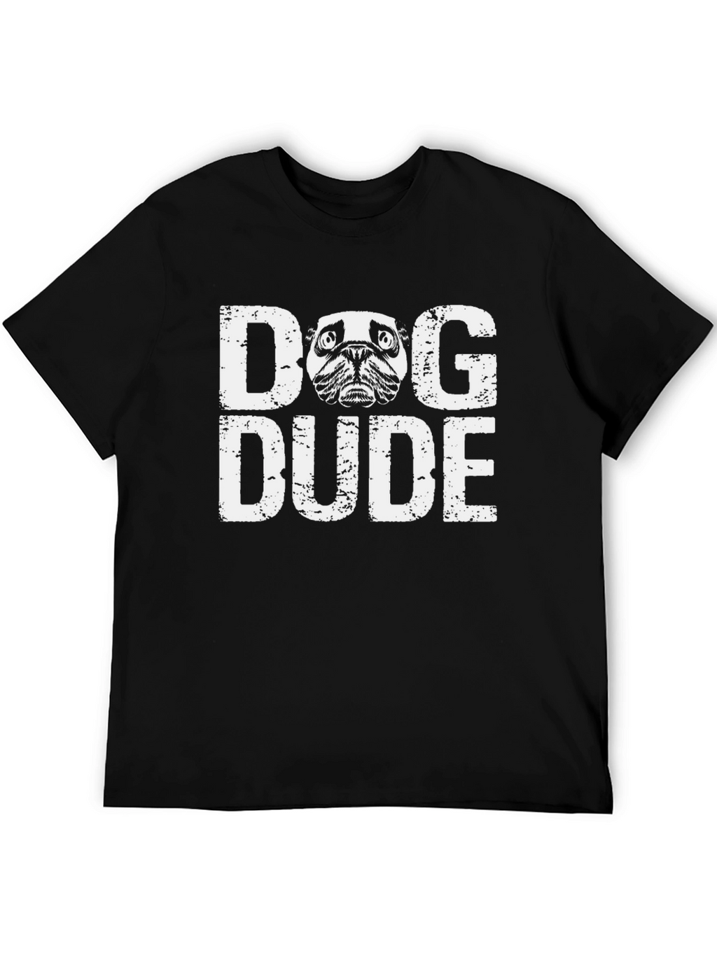Dog Dude Graphic T-Shirt - Mens Black Tee