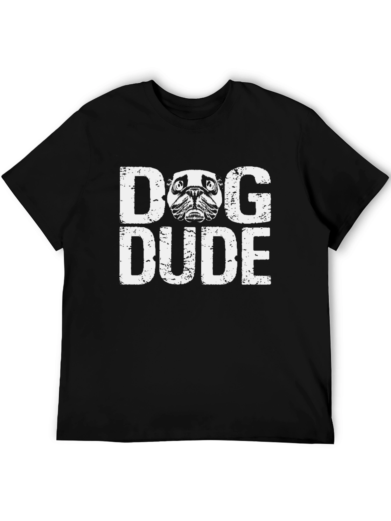 Dog Dude Graphic T-Shirt - Mens Black Tee