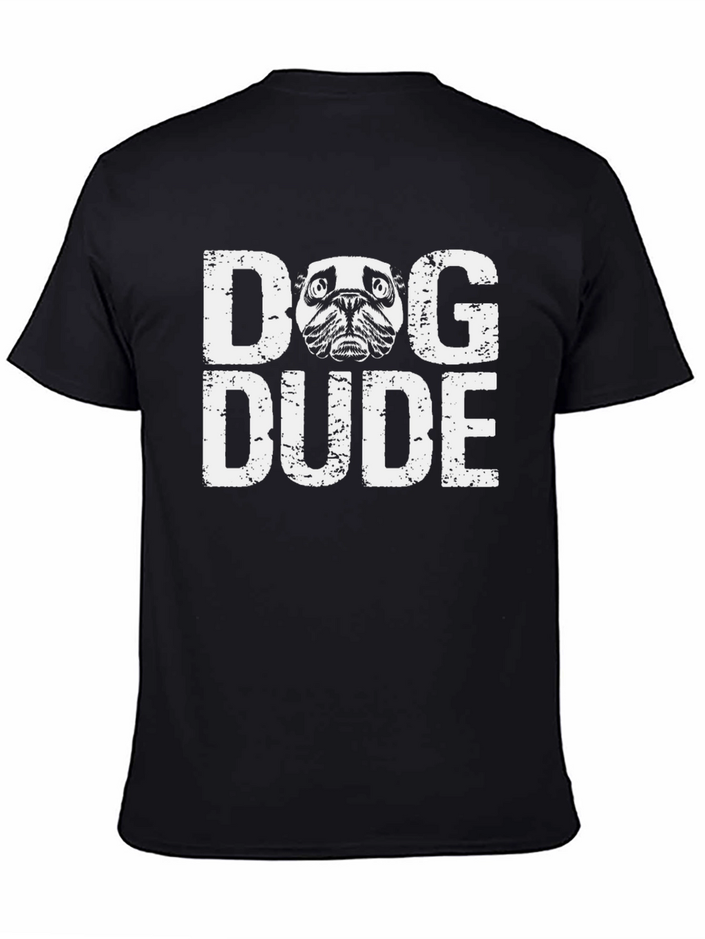 Dog Dude Graphic T-Shirt - Mens Black Tee