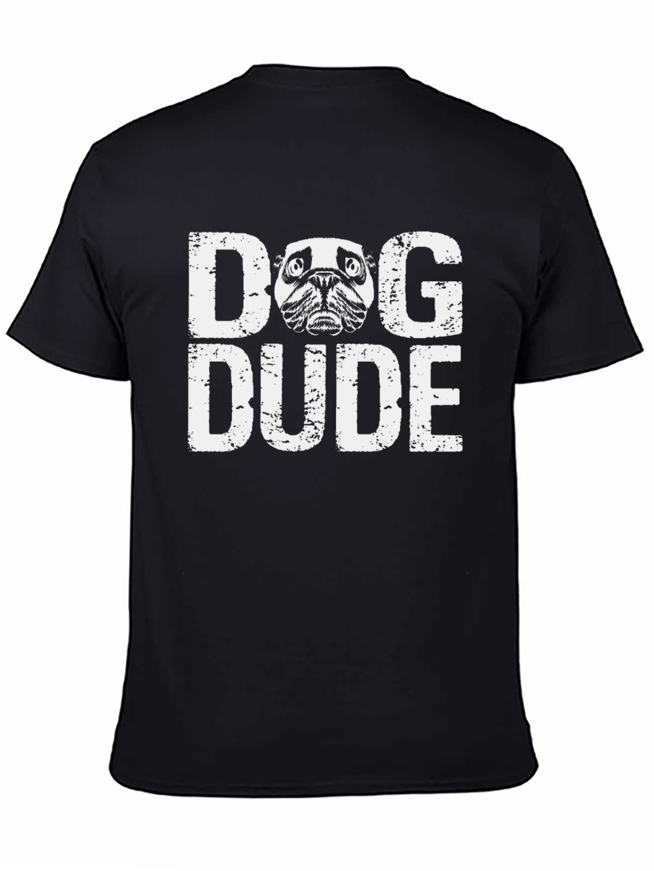 Dog Dude Graphic T-Shirt - Mens Black Tee