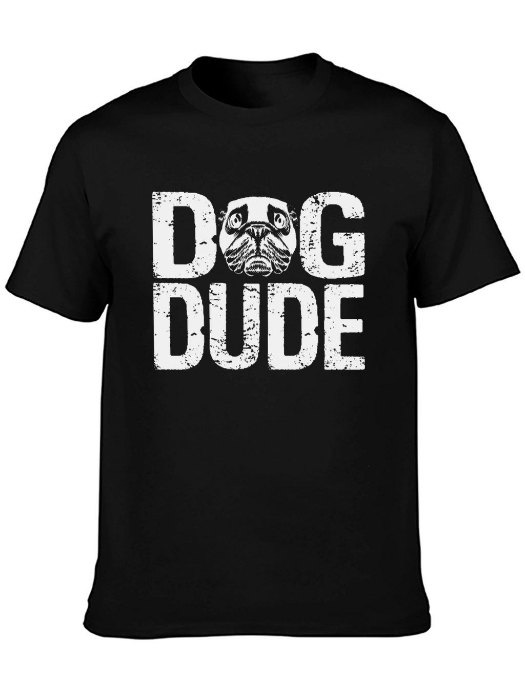 Dog Dude Graphic T-Shirt - Mens Black Tee