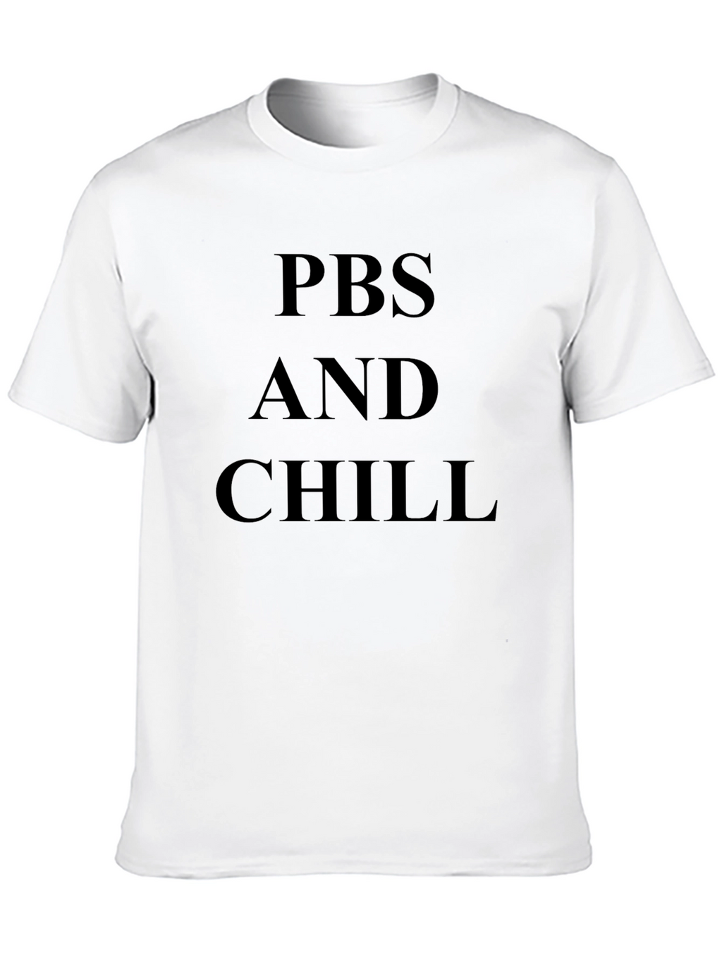 PBS and Chill Black Graphic Tee