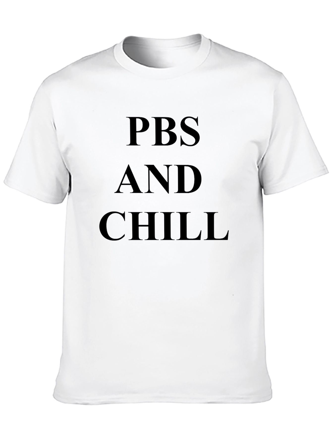 PBS and Chill Black Graphic Tee