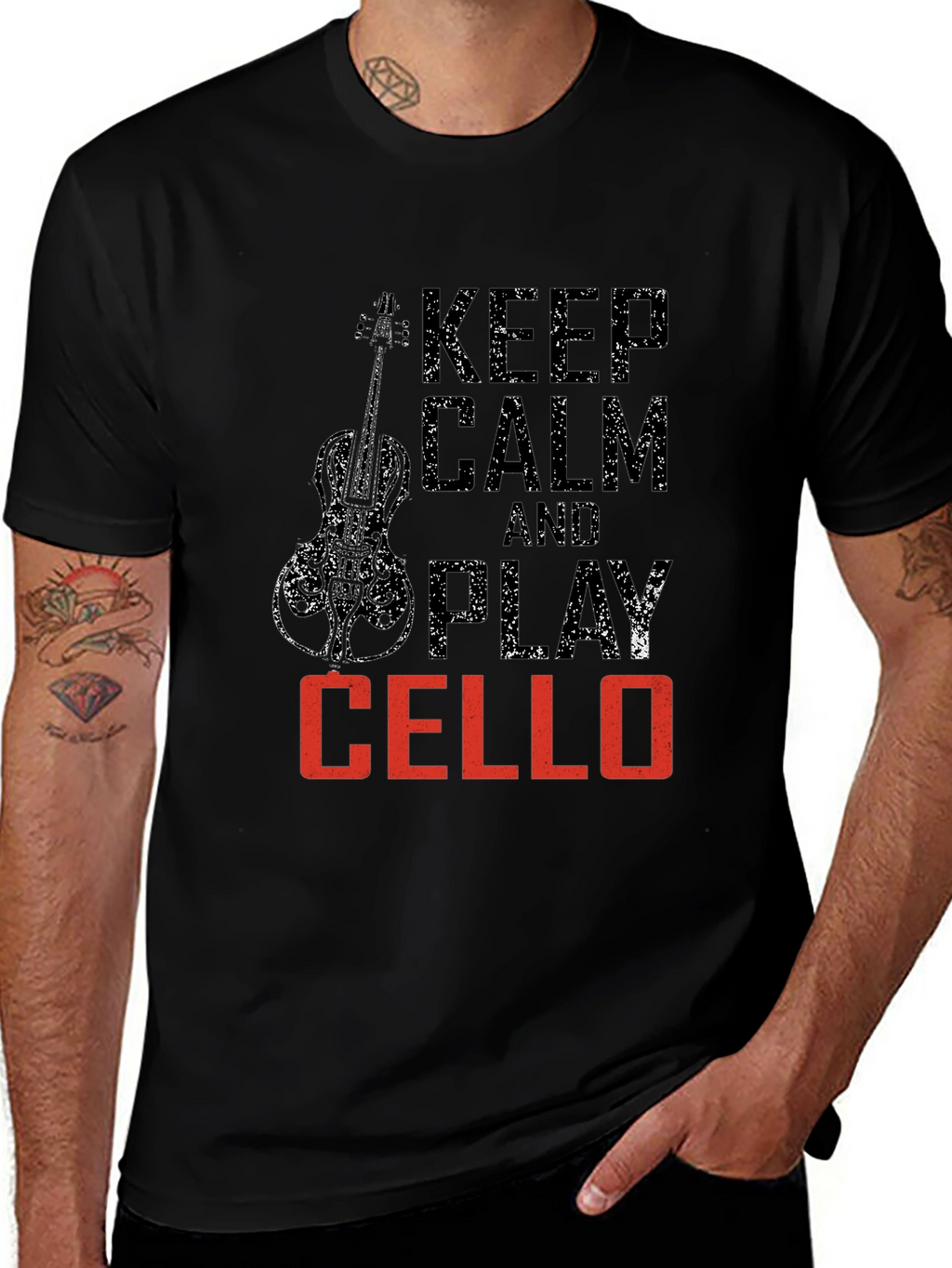 Keep Calm & Play Cello T-Shirt