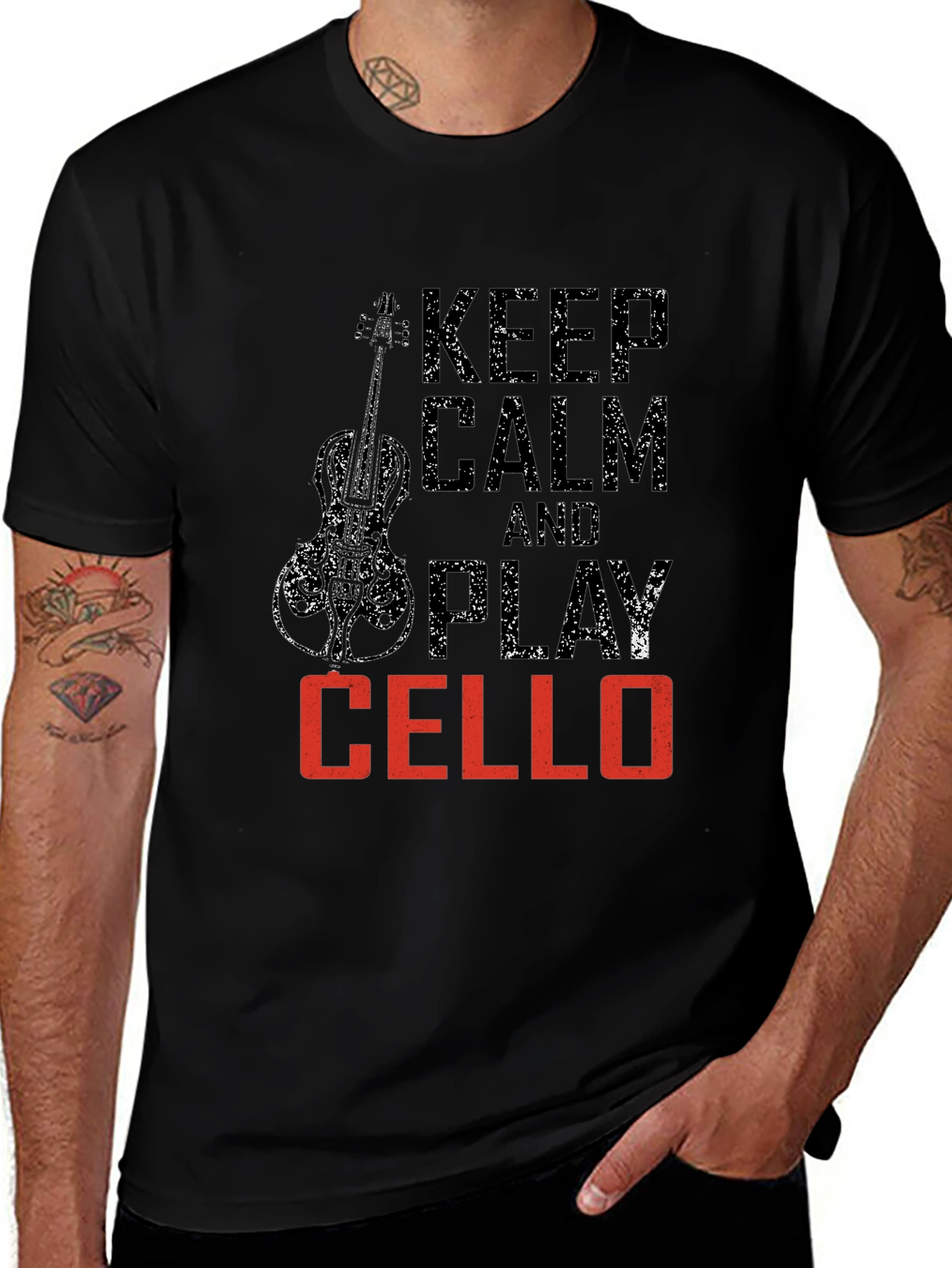 Keep Calm & Play Cello T-Shirt