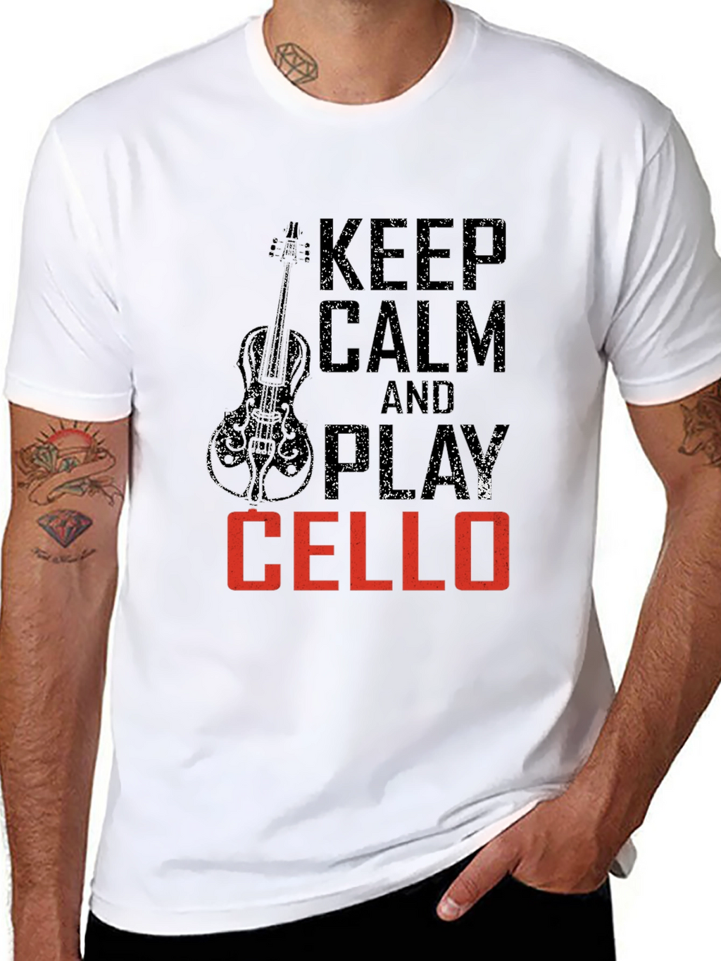 Keep Calm & Play Cello T-Shirt