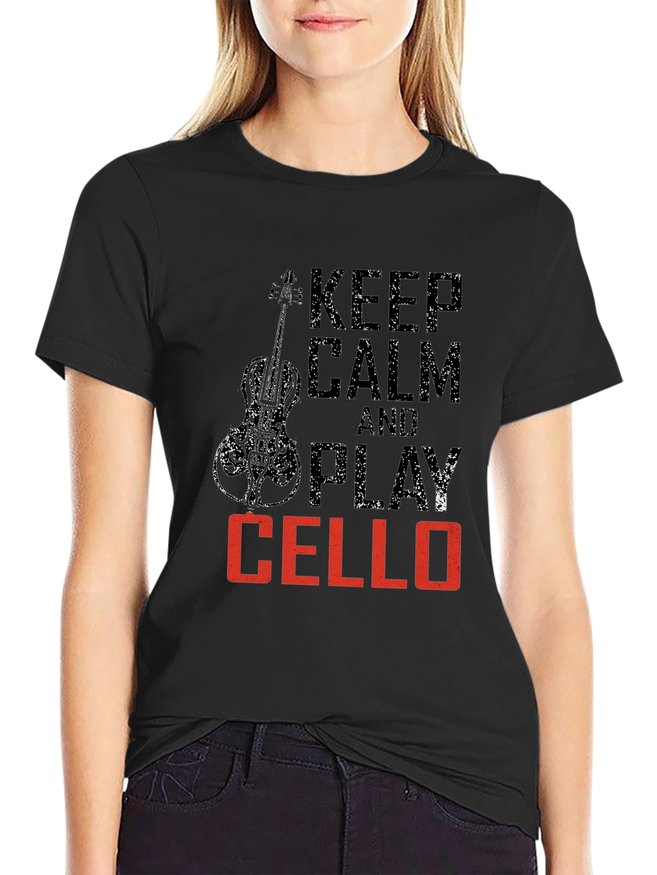 Keep Calm & Play Cello T-Shirt