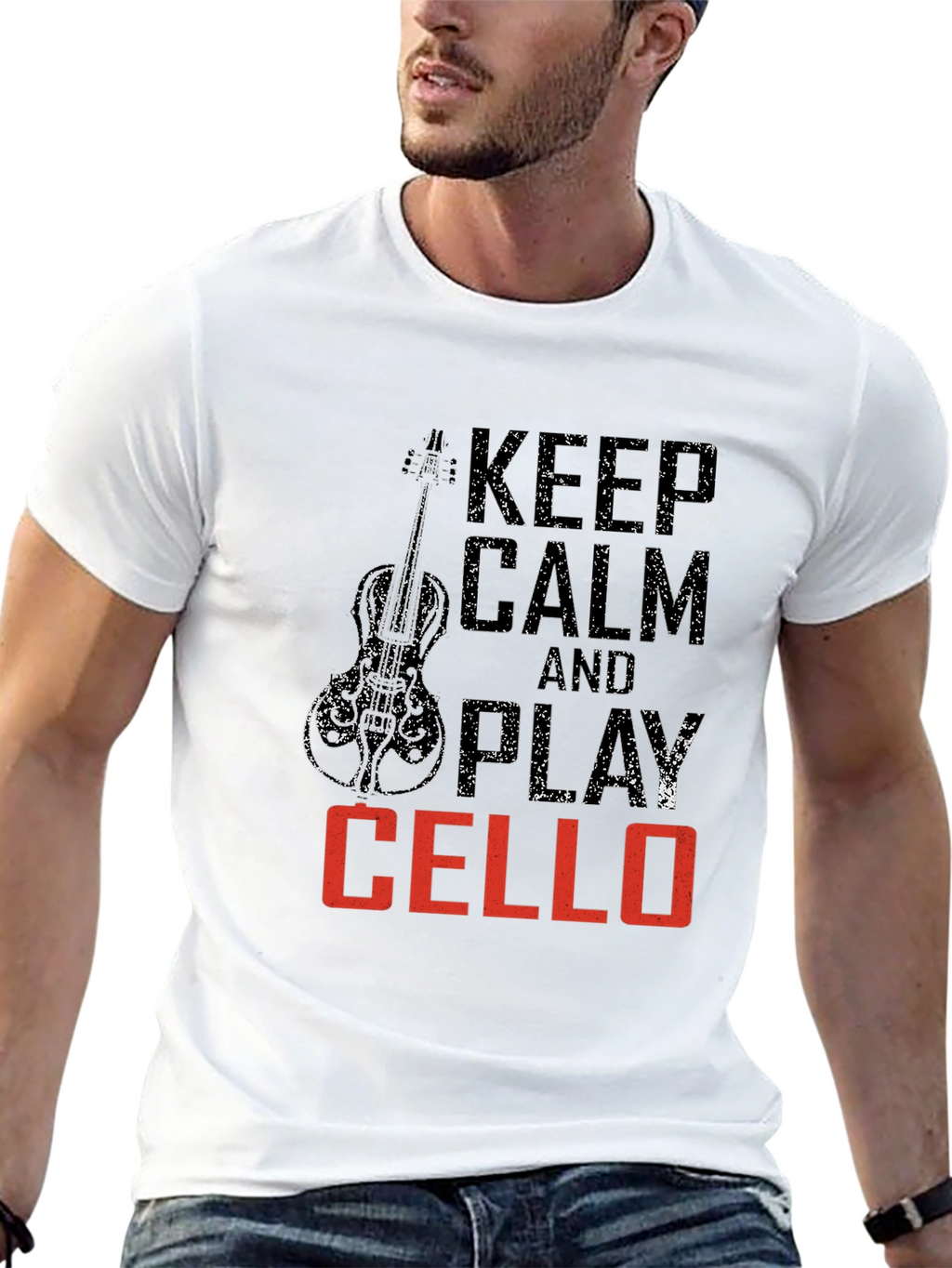 Keep Calm & Play Cello T-Shirt