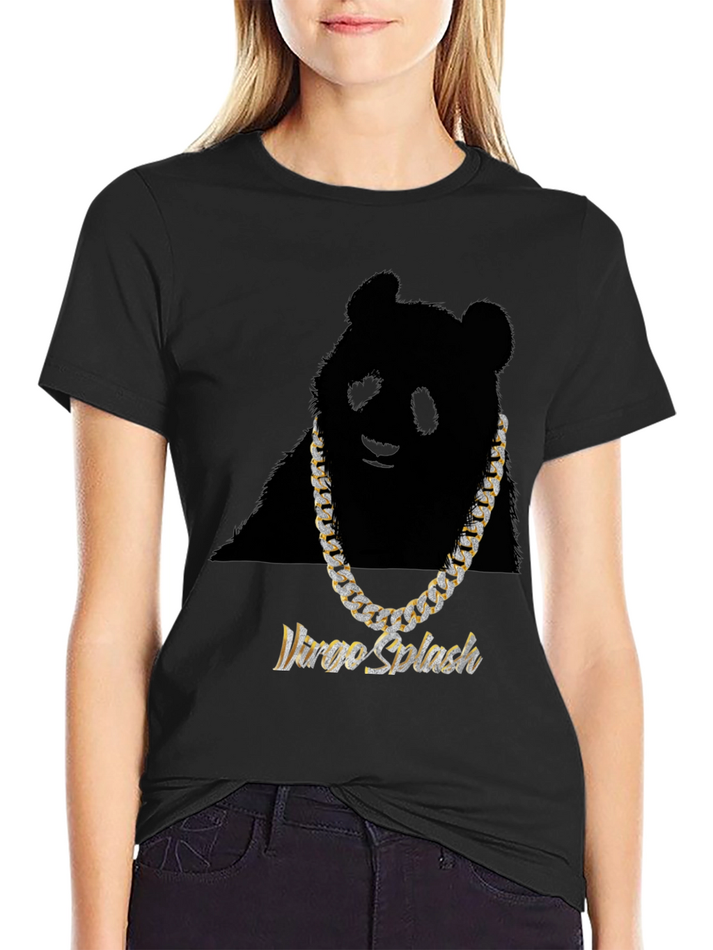 Panda Bling Graphic Tee