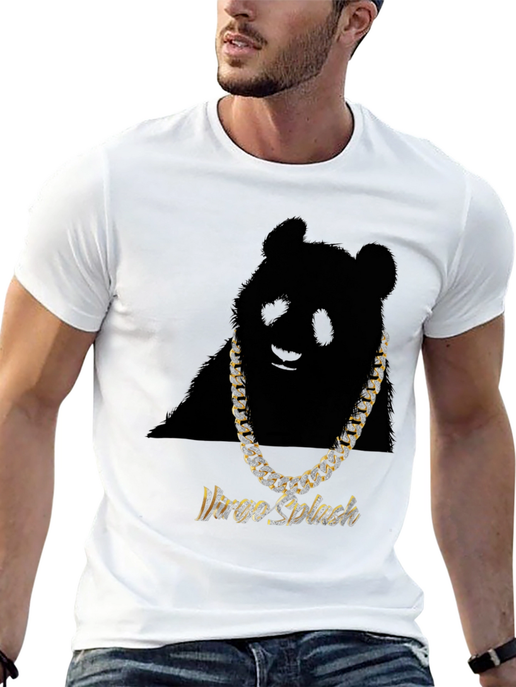Panda Bling Graphic Tee