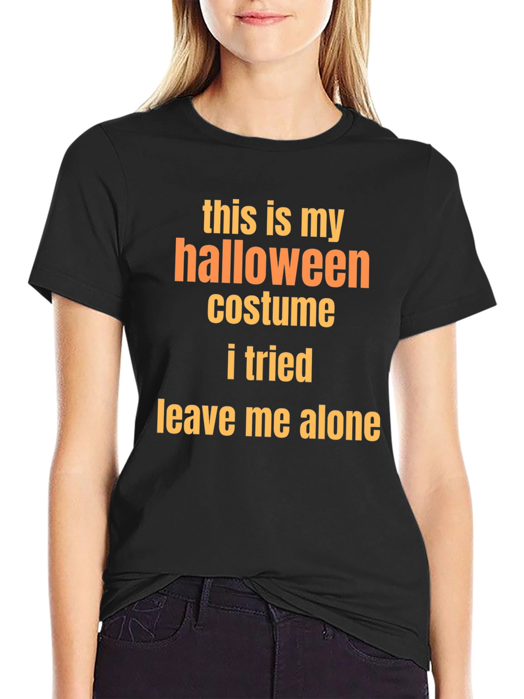 Funny Halloween Costume T-Shirt - Leave Me Alone