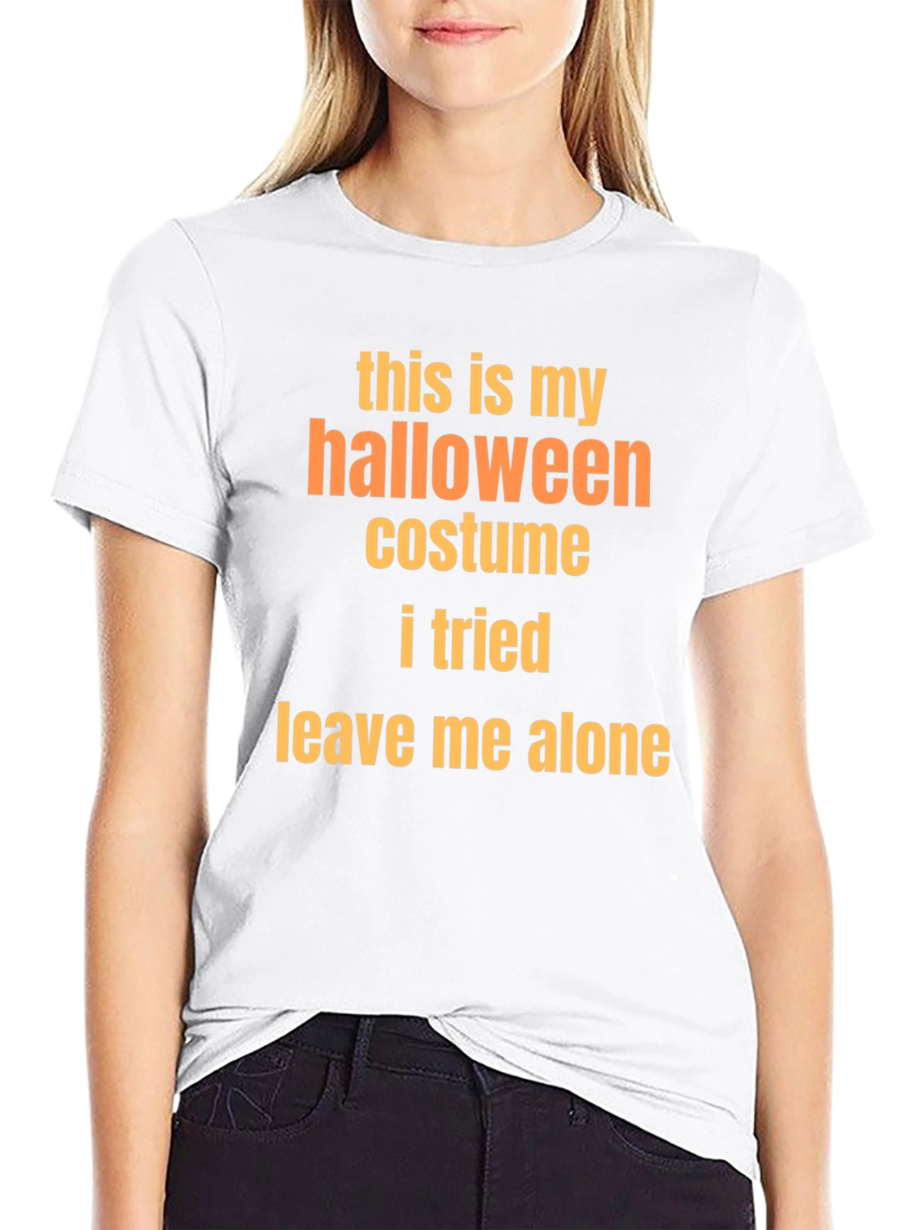 Funny Halloween Costume T-Shirt - Leave Me Alone