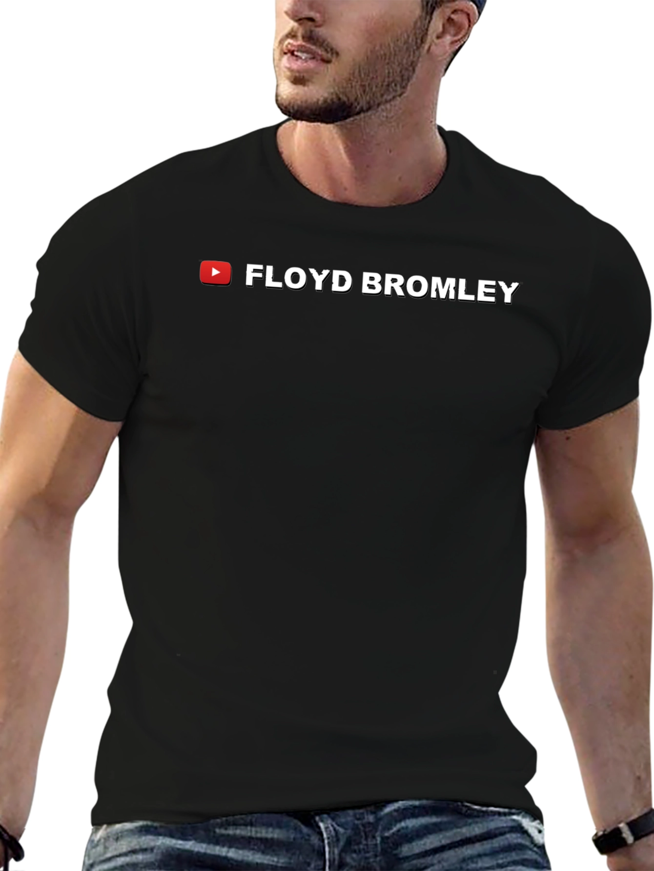 Floyd Bromley T-Shirt - Black Graphic Tee