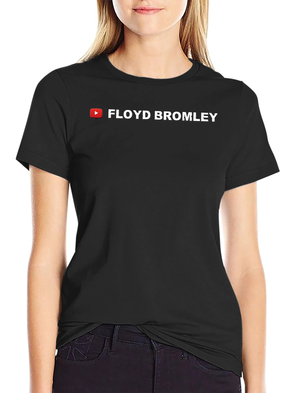Floyd Bromley T-Shirt - Black Graphic Tee