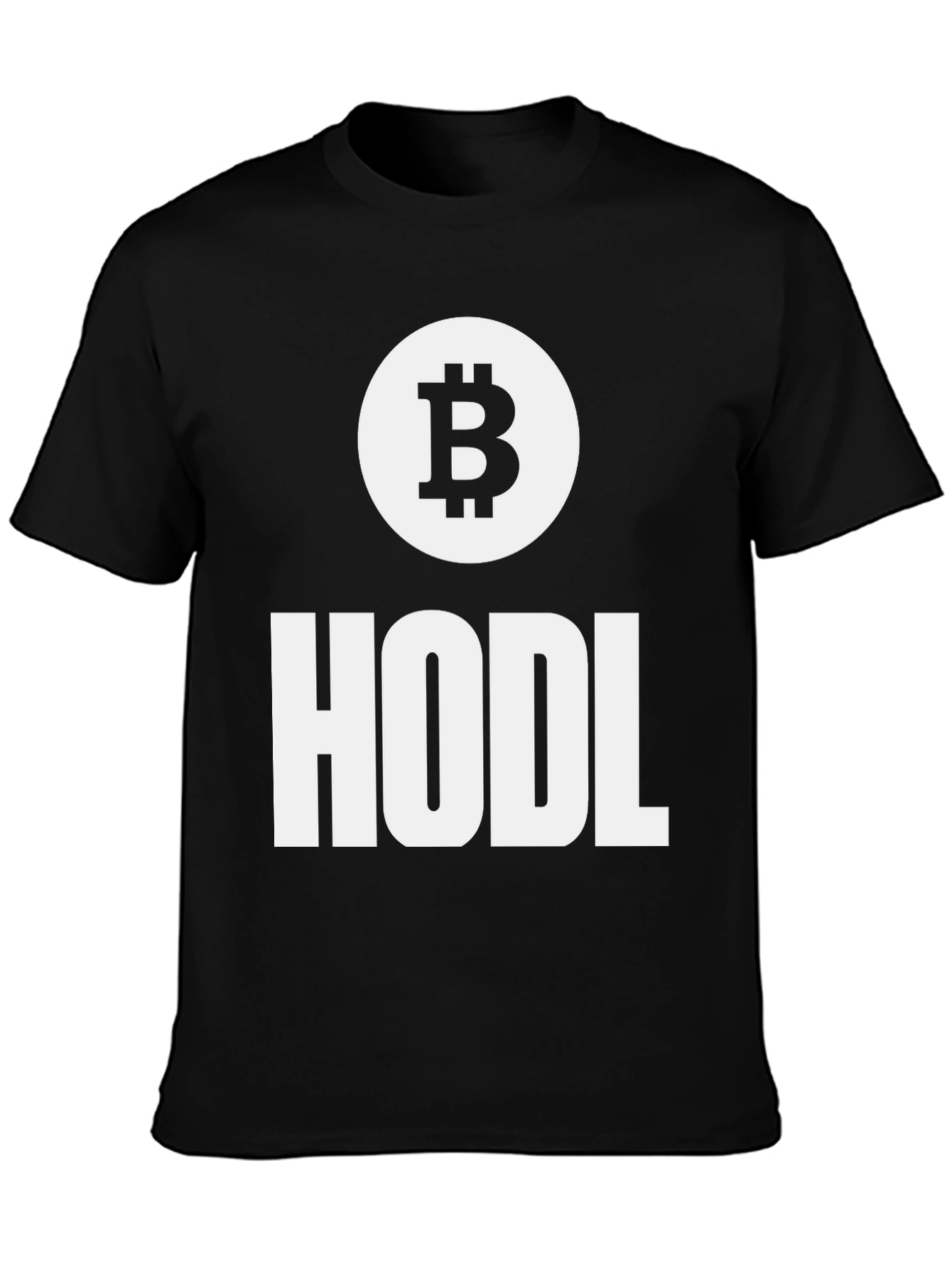 Bitcoin HODL Black T-Shirt - Crypto Investor Apparel