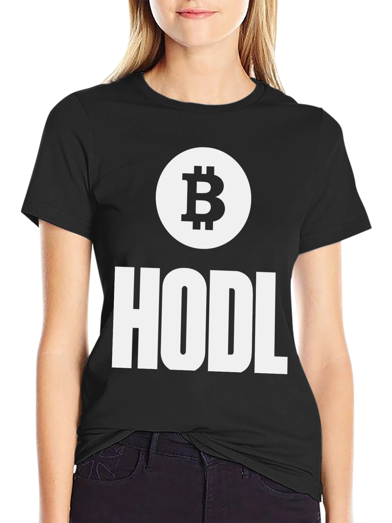Bitcoin HODL Black T-Shirt - Crypto Investor Apparel