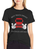 Best Truck Driver T-Shirt - Novelty Graphic Tee
