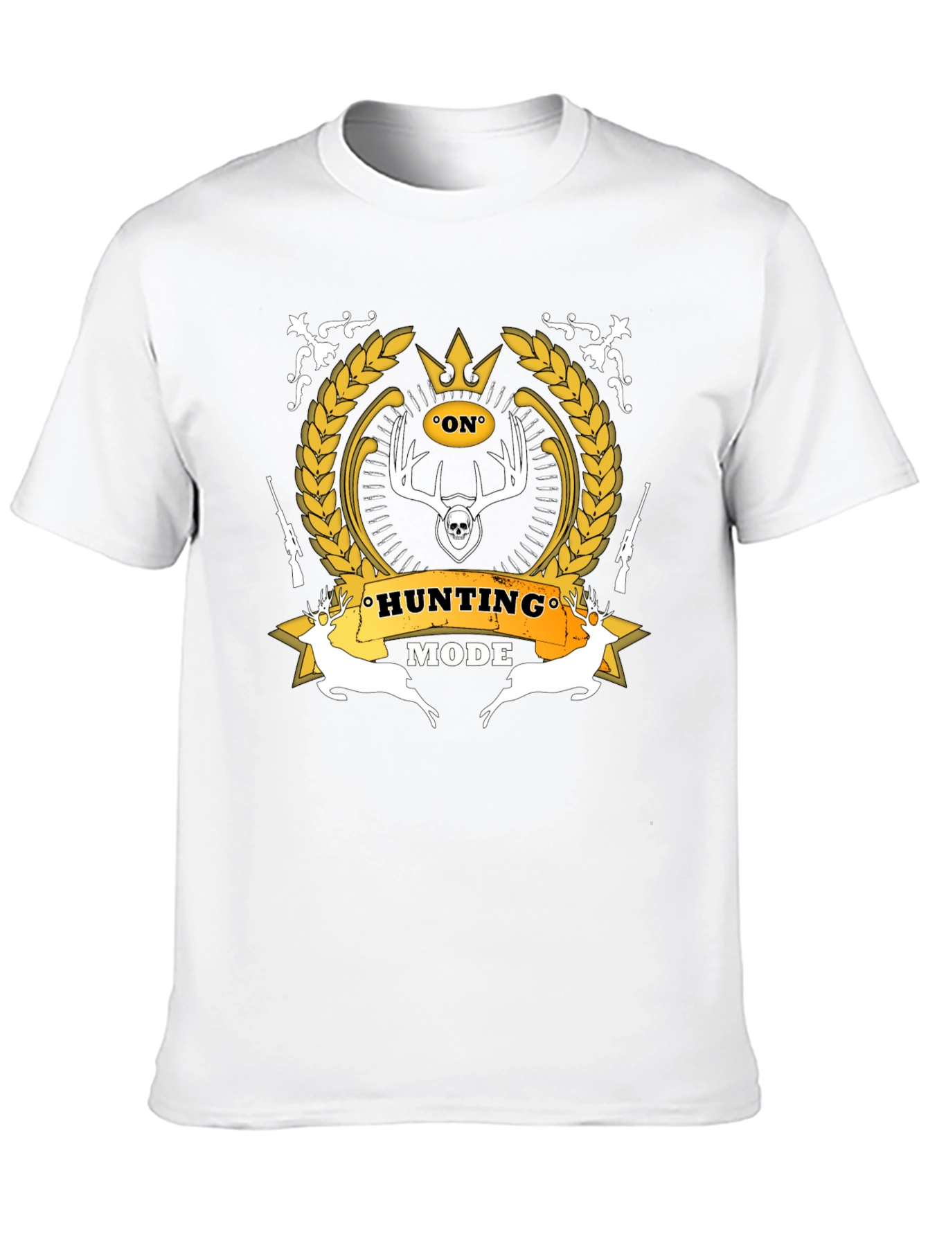Hunting Mode Black Graphic T-Shirt