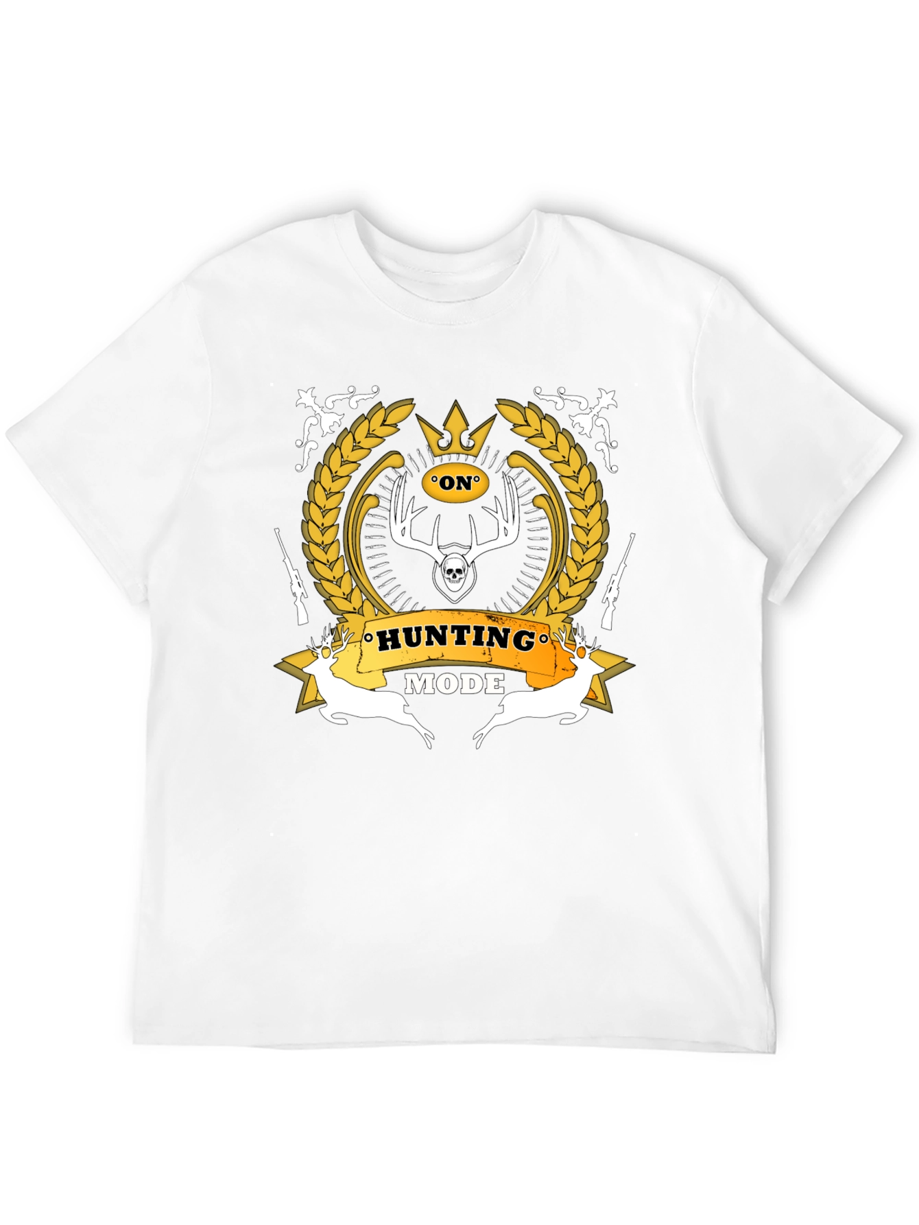 Hunting Mode Black Graphic T-Shirt