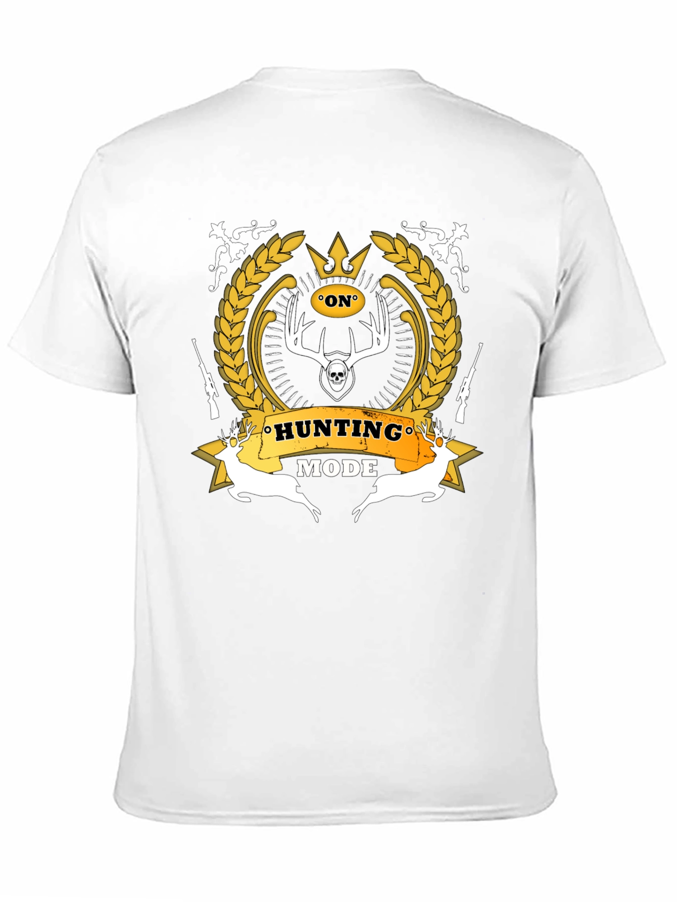 Hunting Mode Black Graphic T-Shirt