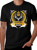 Hunting Mode Black Graphic T-Shirt