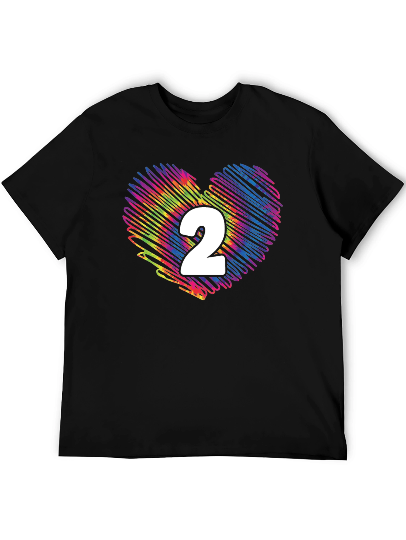 Rainbow Heart Number 2 T-Shirt