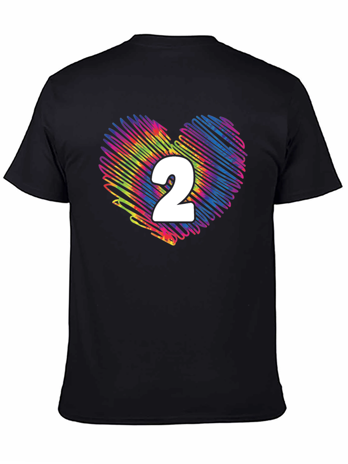 Rainbow Heart Number 2 T-Shirt