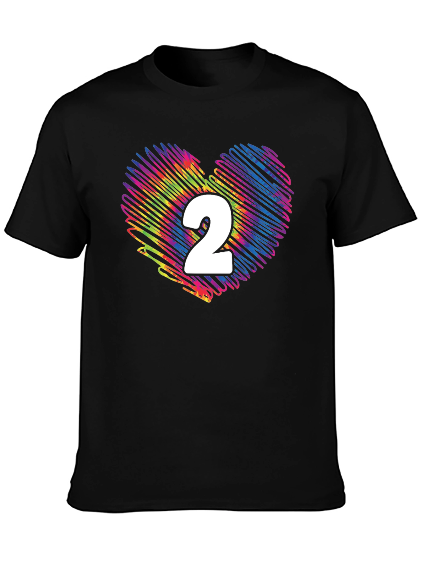 Rainbow Heart Number 2 T-Shirt