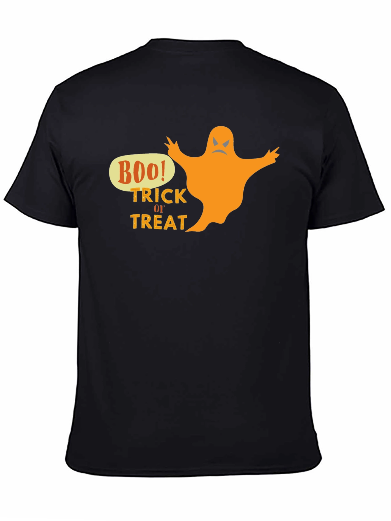 Halloween Boo! Trick or Treat Black T-Shirt