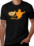 Halloween Boo! Trick or Treat Black T-Shirt