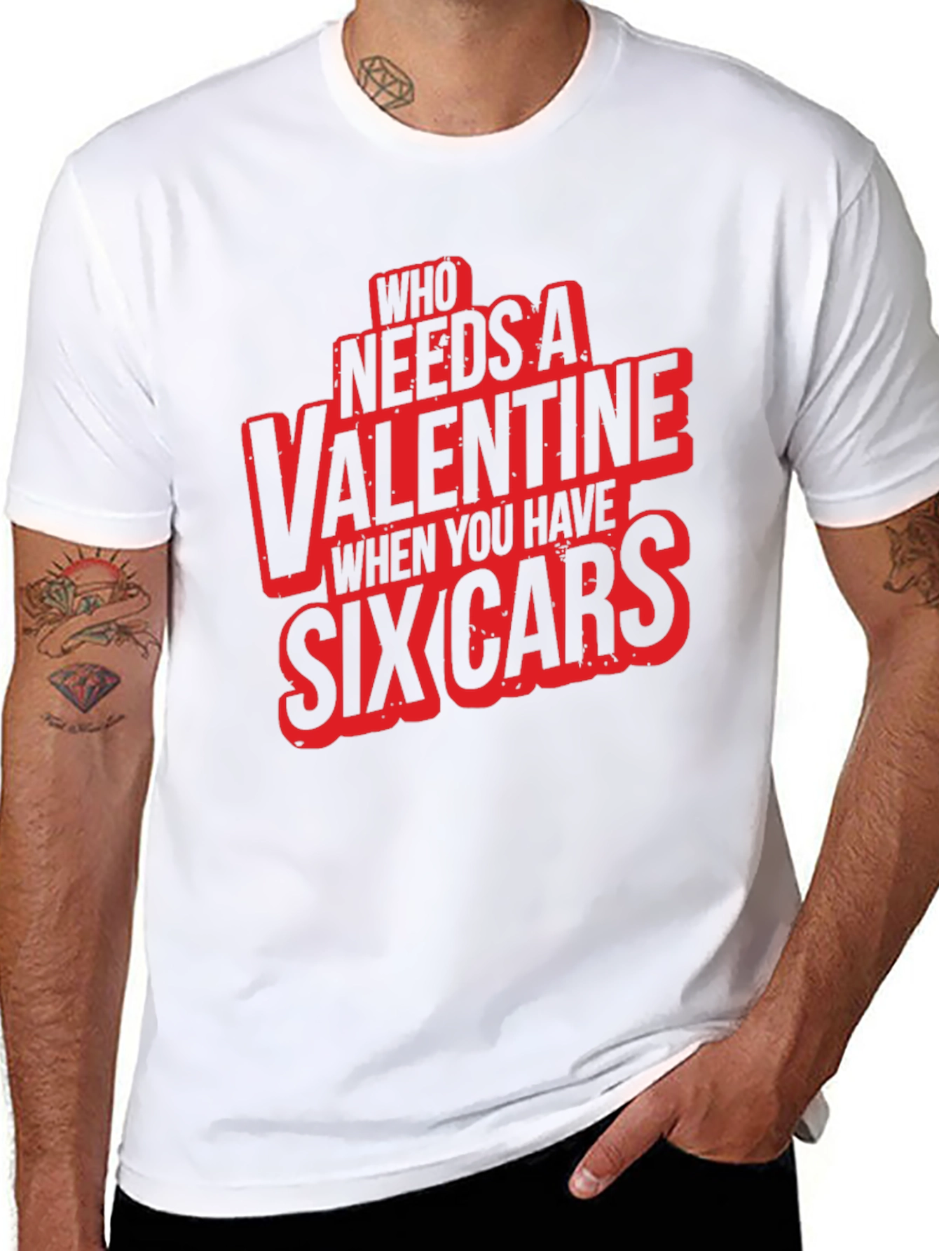 Six Cars Valentine T-Shirt