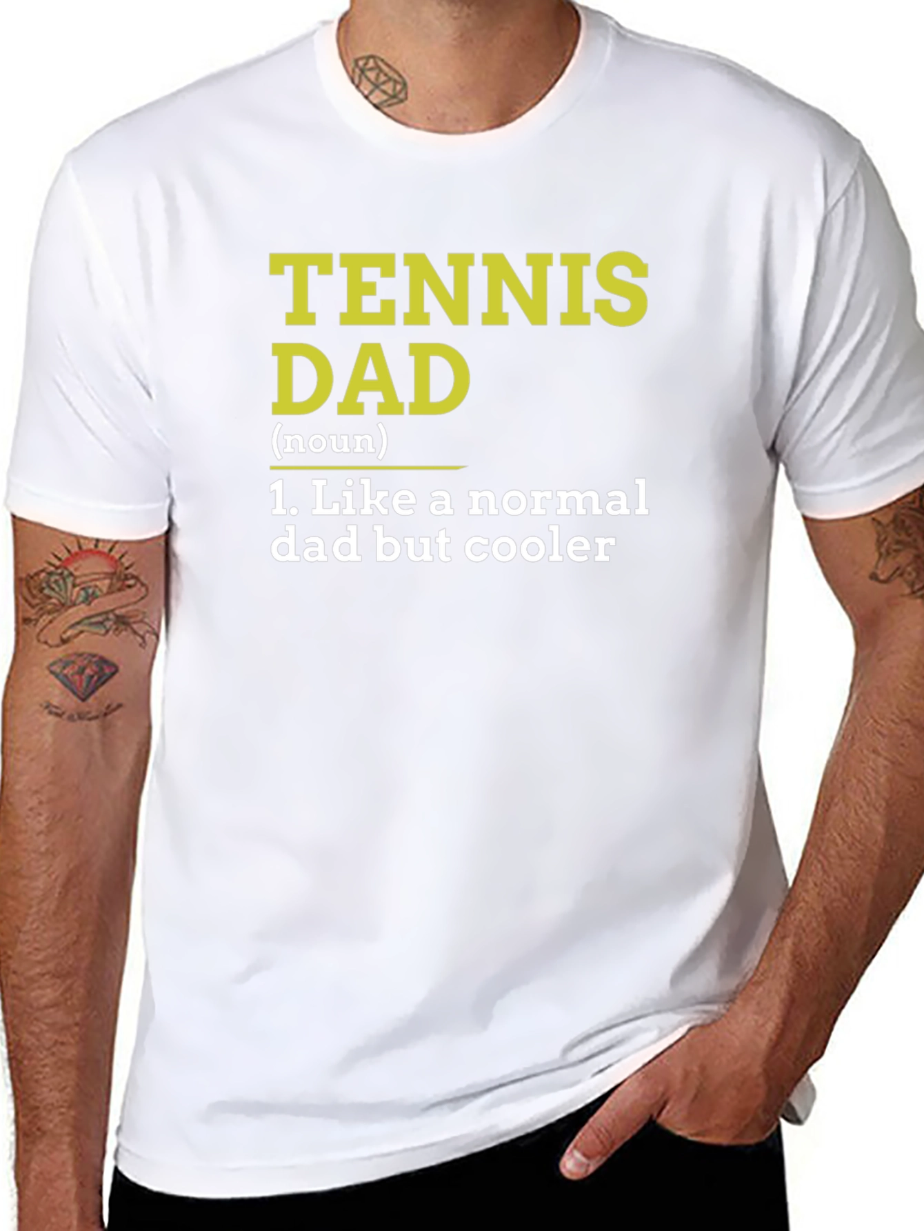 Tennis Dad T-Shirt - Cool Fathers Day Gift