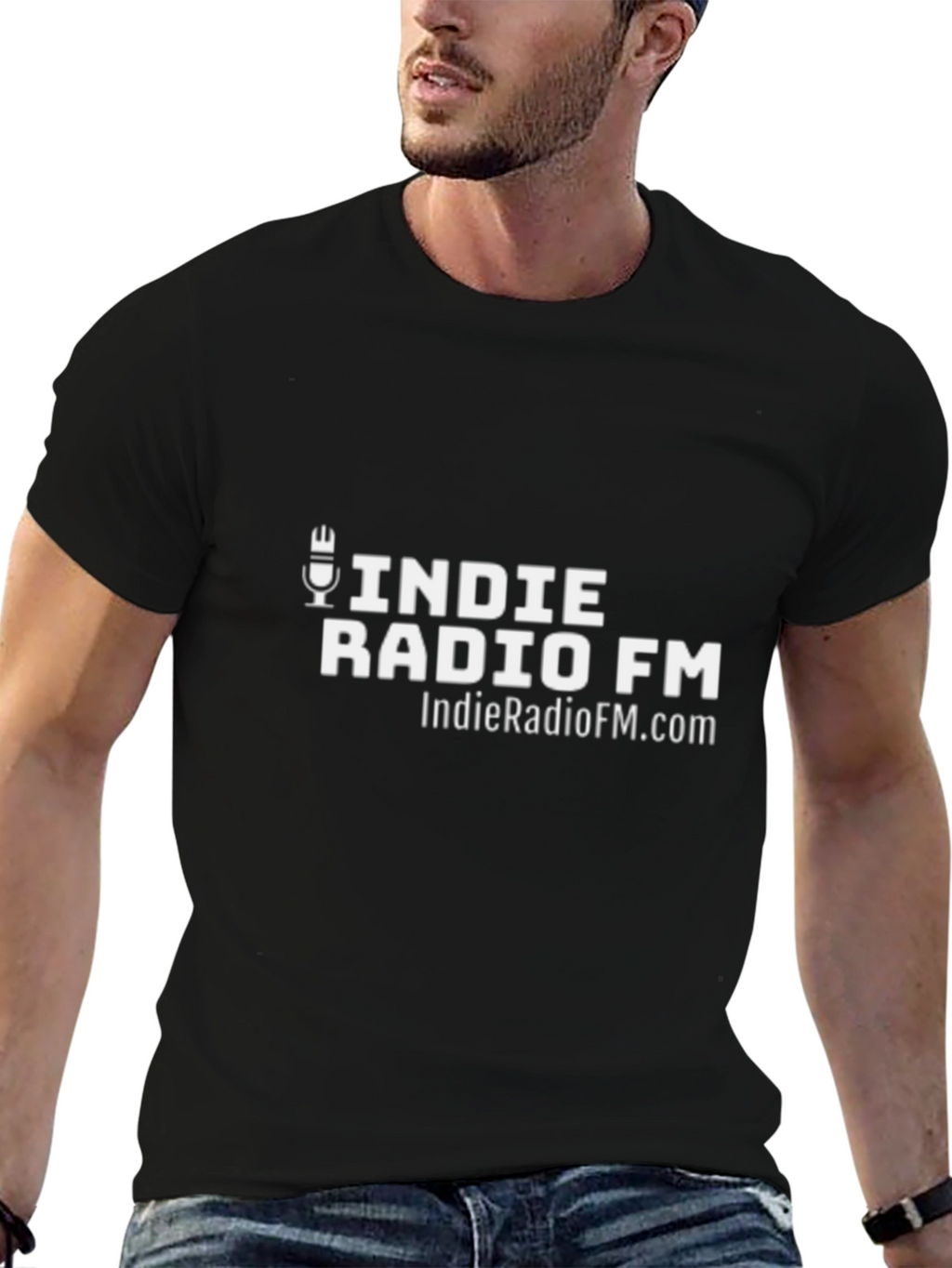 Indie Radio FM Black T-Shirt