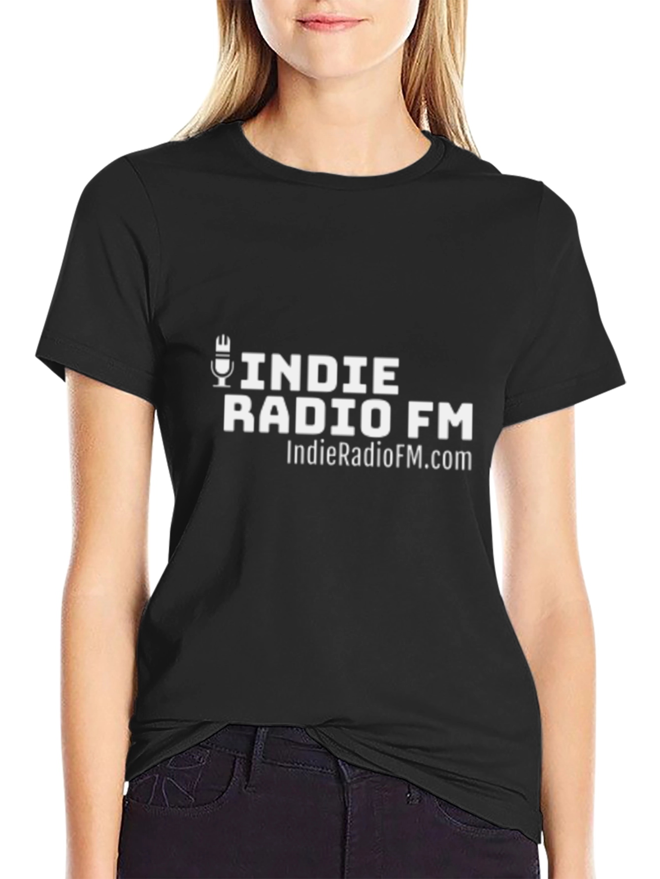 Indie Radio FM Black T-Shirt