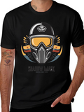 Shadow Mask Graphic T-Shirt - Mens Black Tee
