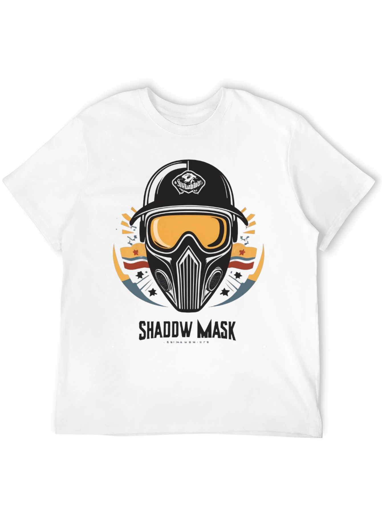 Shadow Mask Graphic T-Shirt - Mens Black Tee