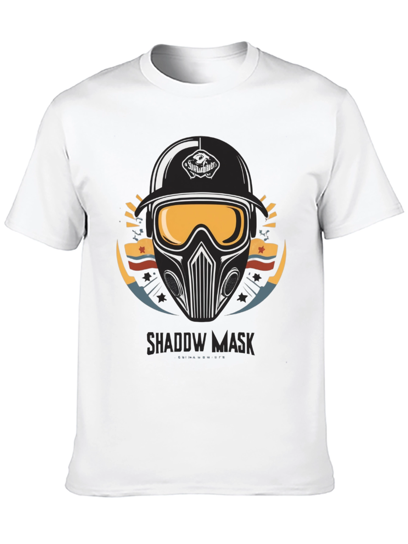 Shadow Mask Graphic T-Shirt - Mens Black Tee
