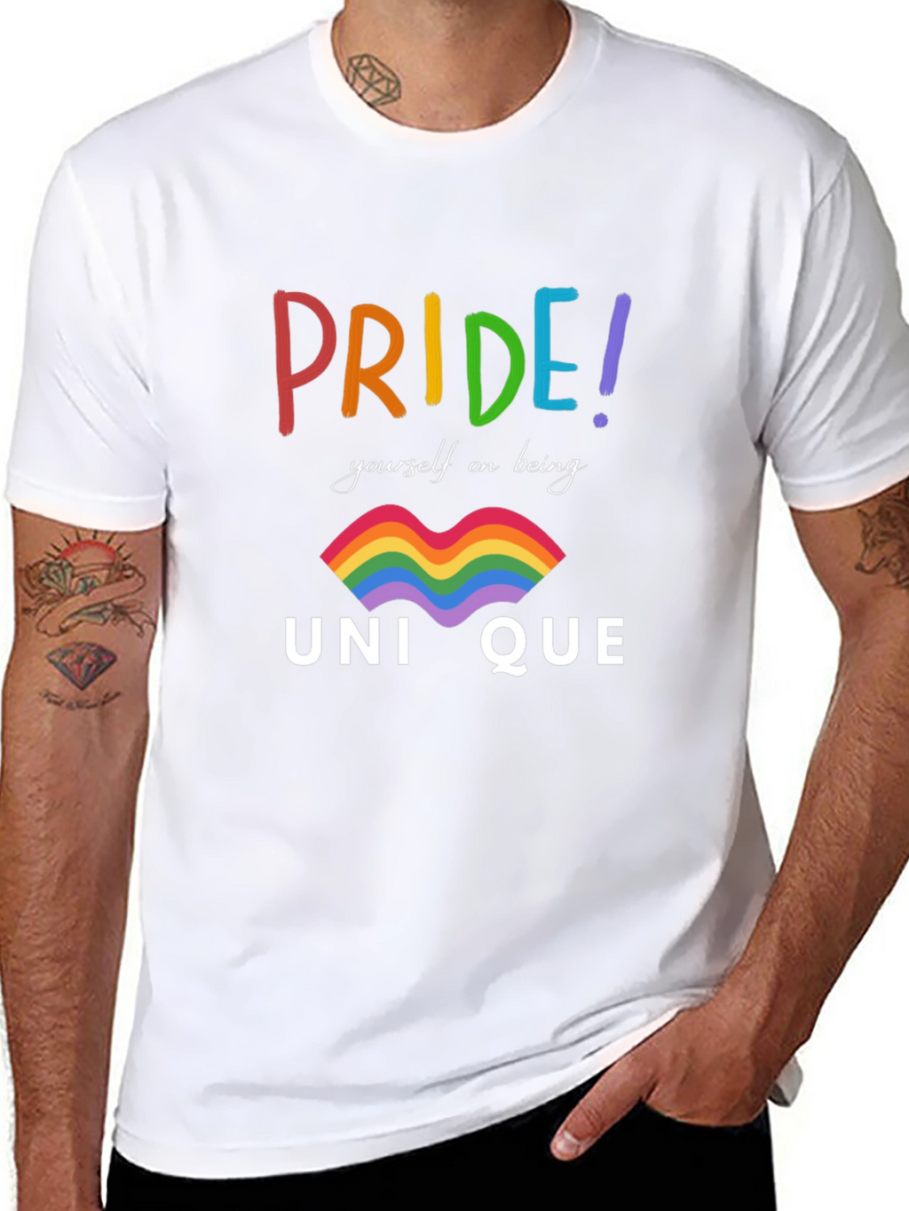 Pride! Be Yourself Rainbow LGBTQ+ T-Shirt