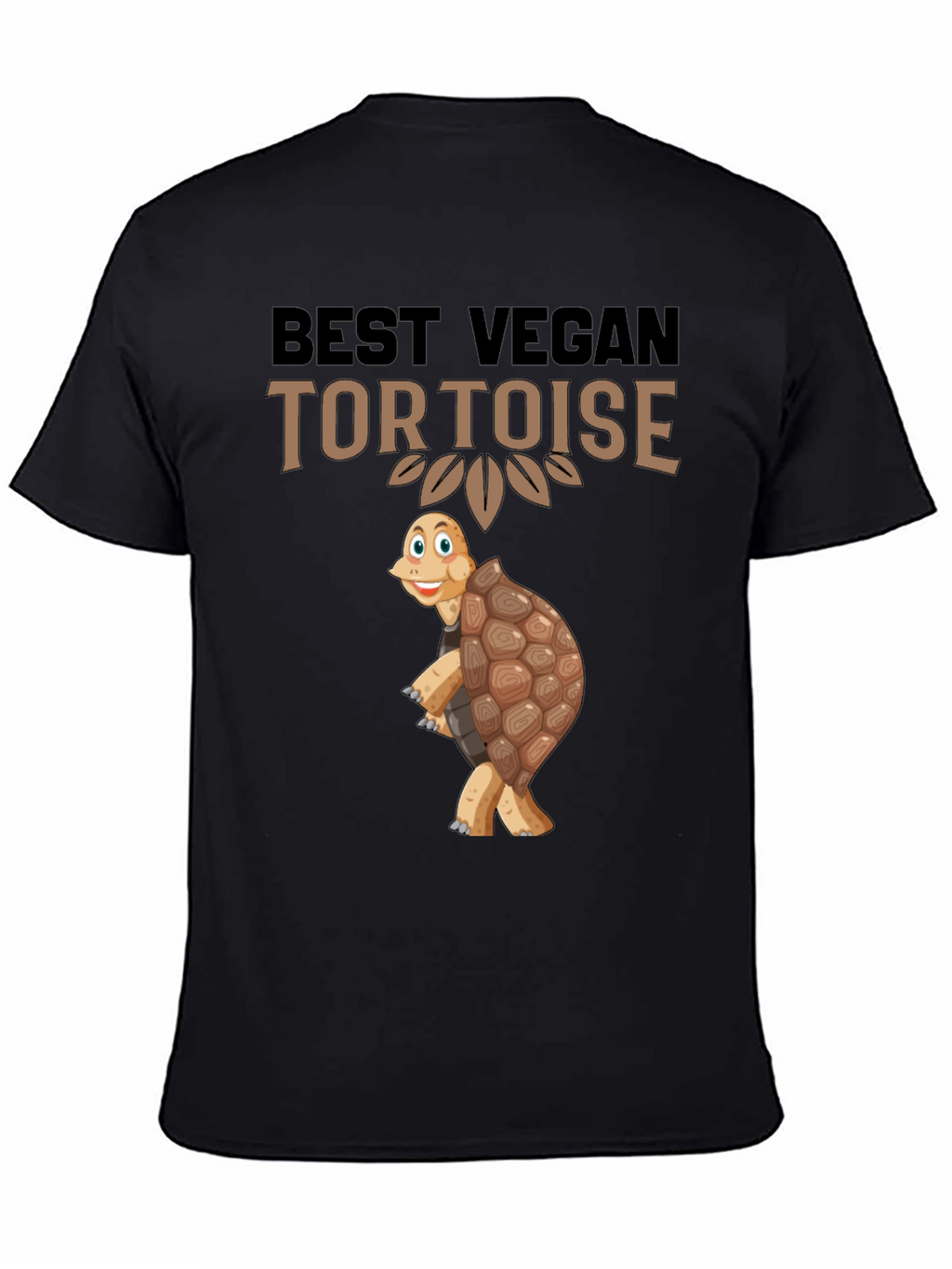 Best Vegan Tortoise Graphic T-Shirt