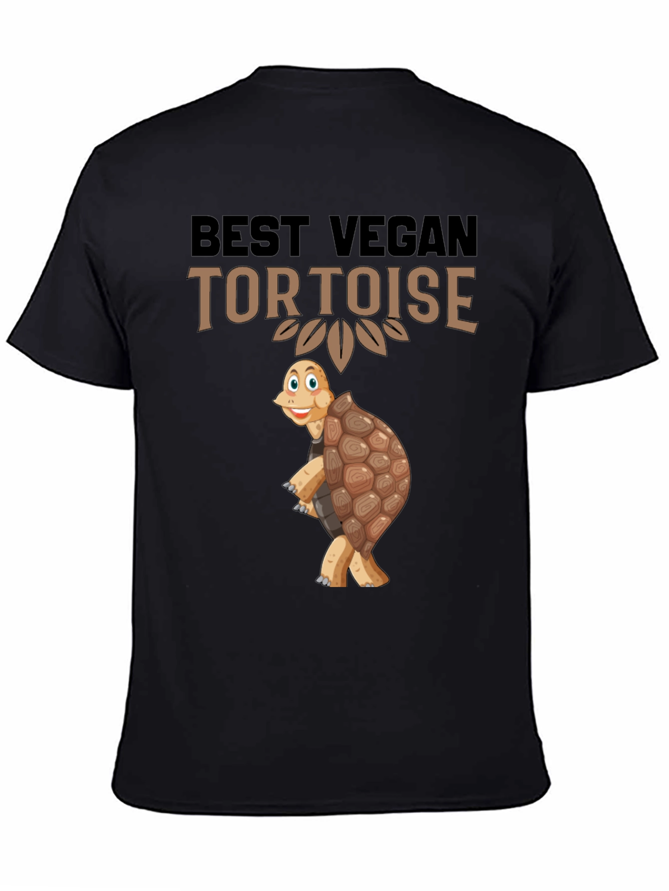 Best Vegan Tortoise Graphic T-Shirt