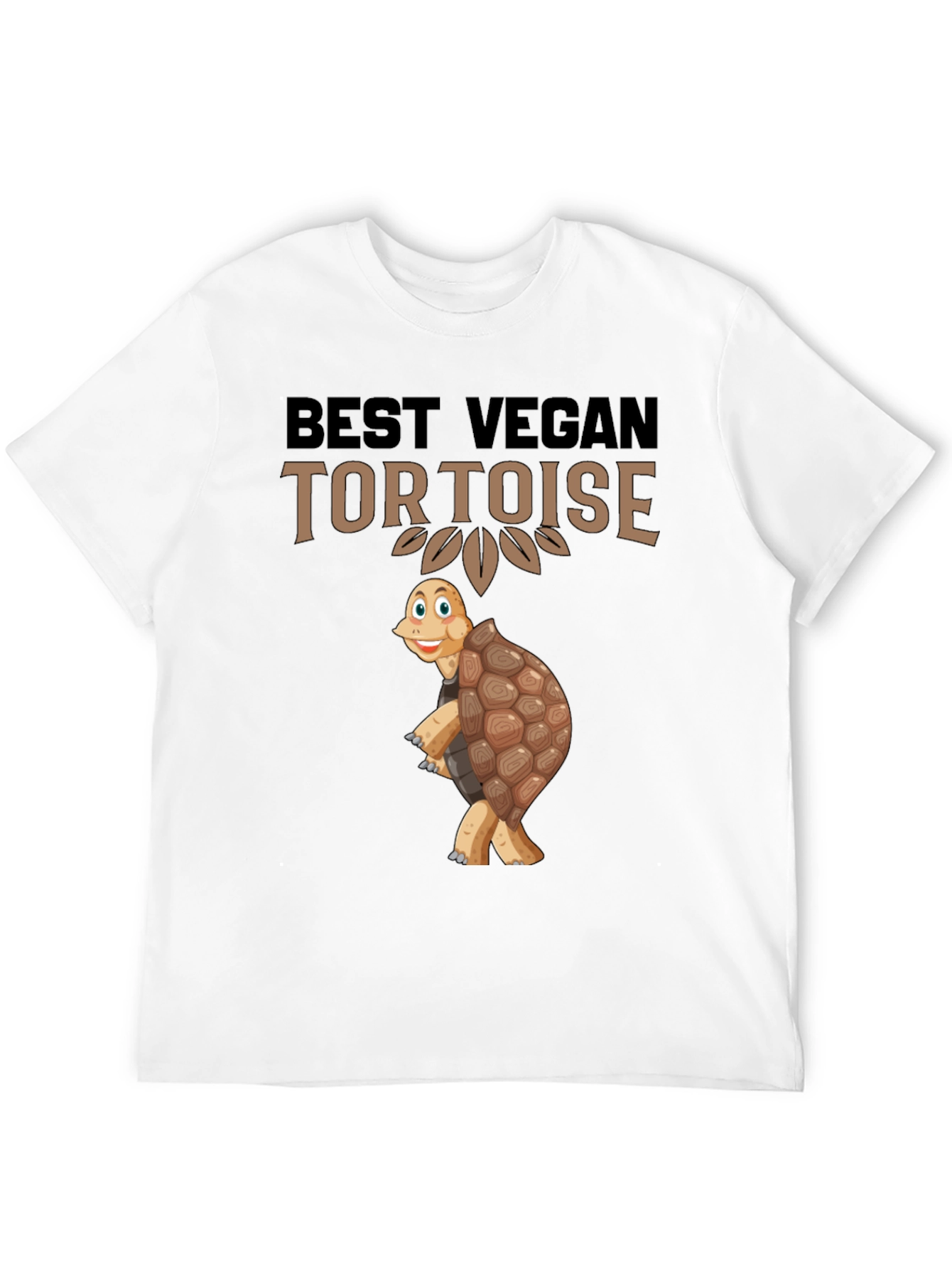 Best Vegan Tortoise Graphic T-Shirt