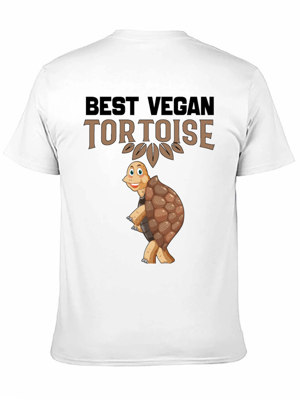 Best Vegan Tortoise Graphic T-Shirt