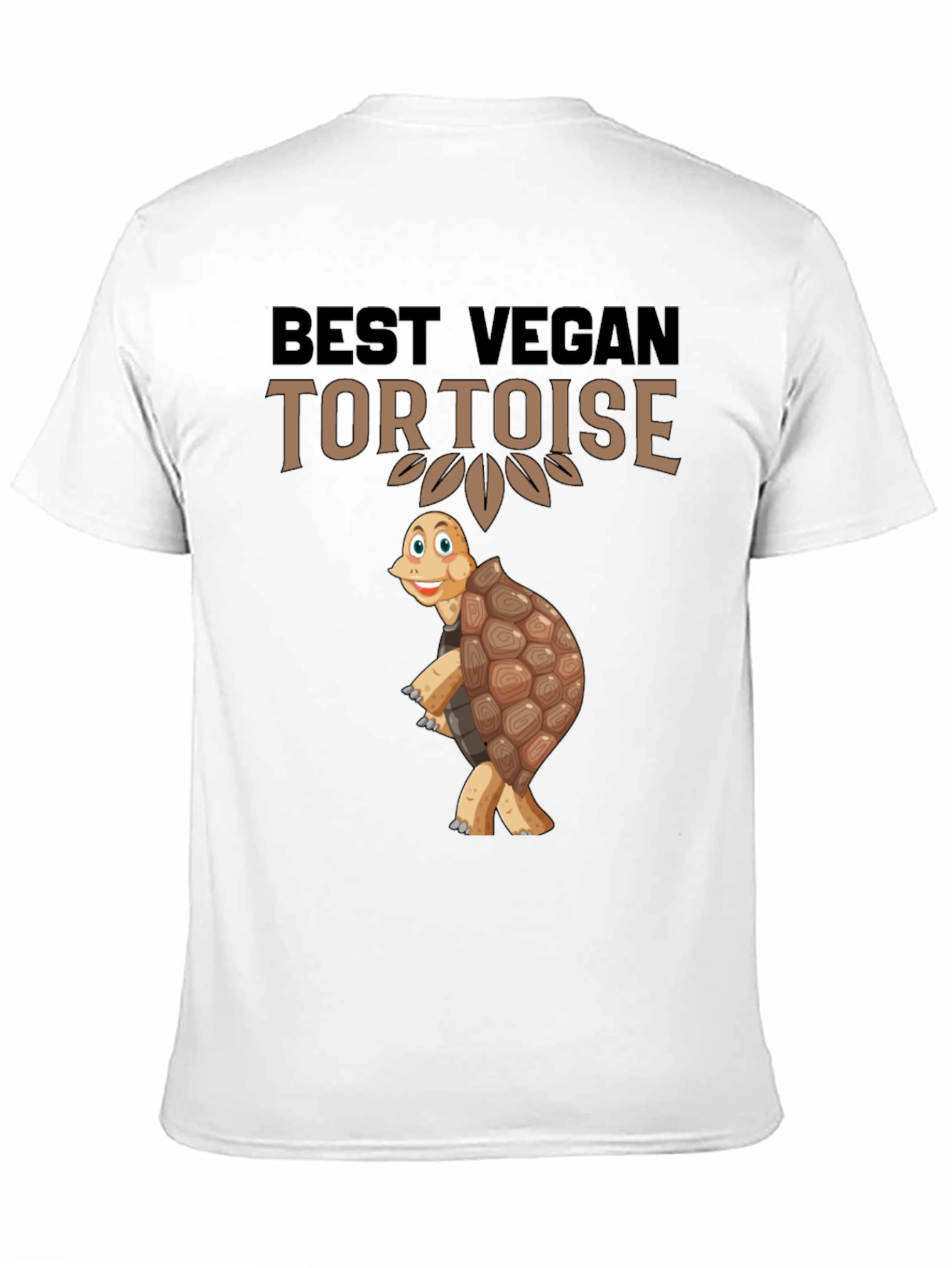 Best Vegan Tortoise Graphic T-Shirt