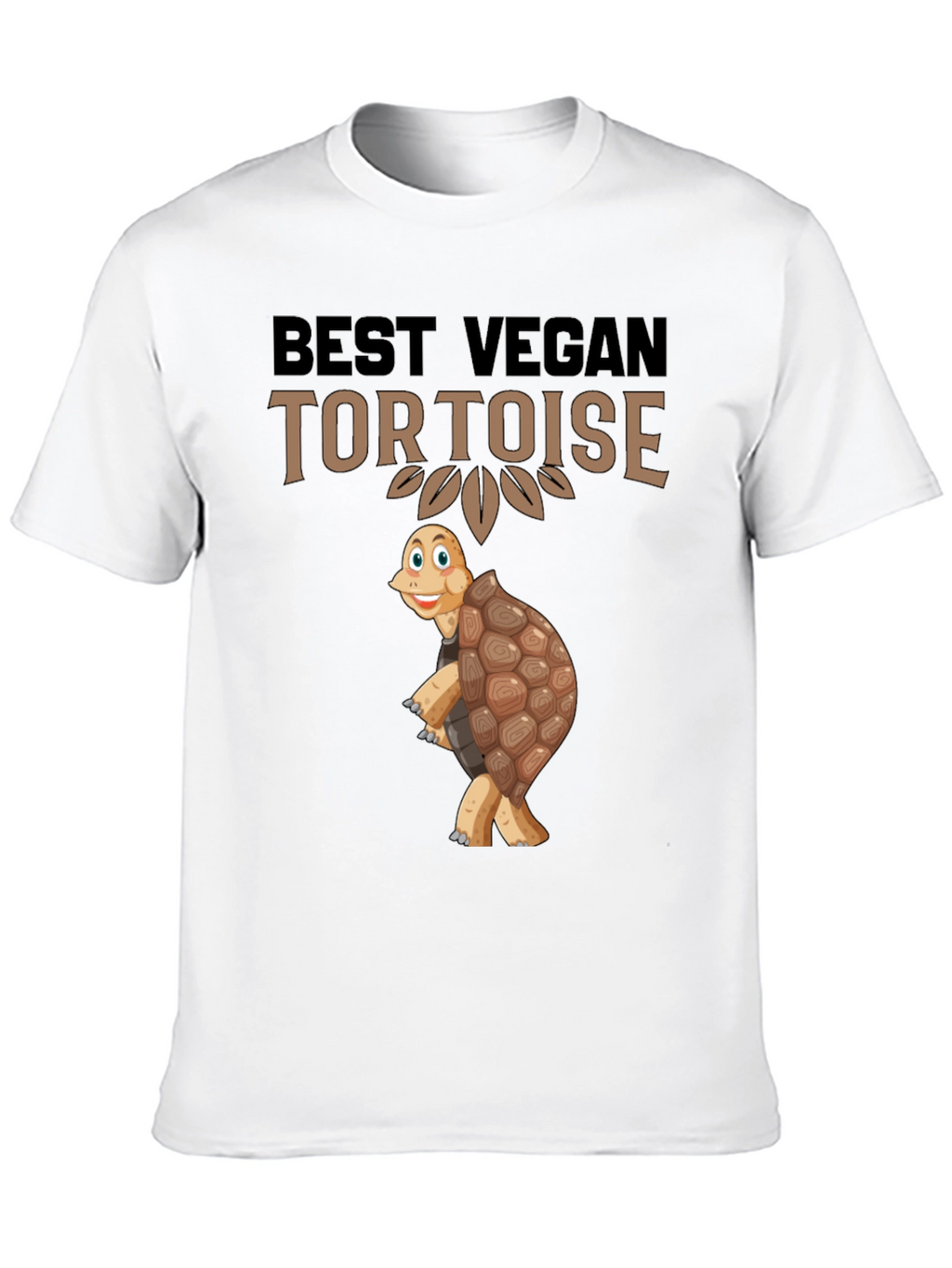 Best Vegan Tortoise Graphic T-Shirt