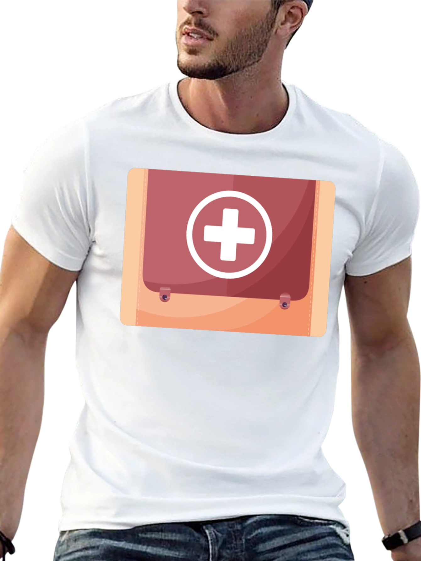 First Aid Kit Graphic Black Tee