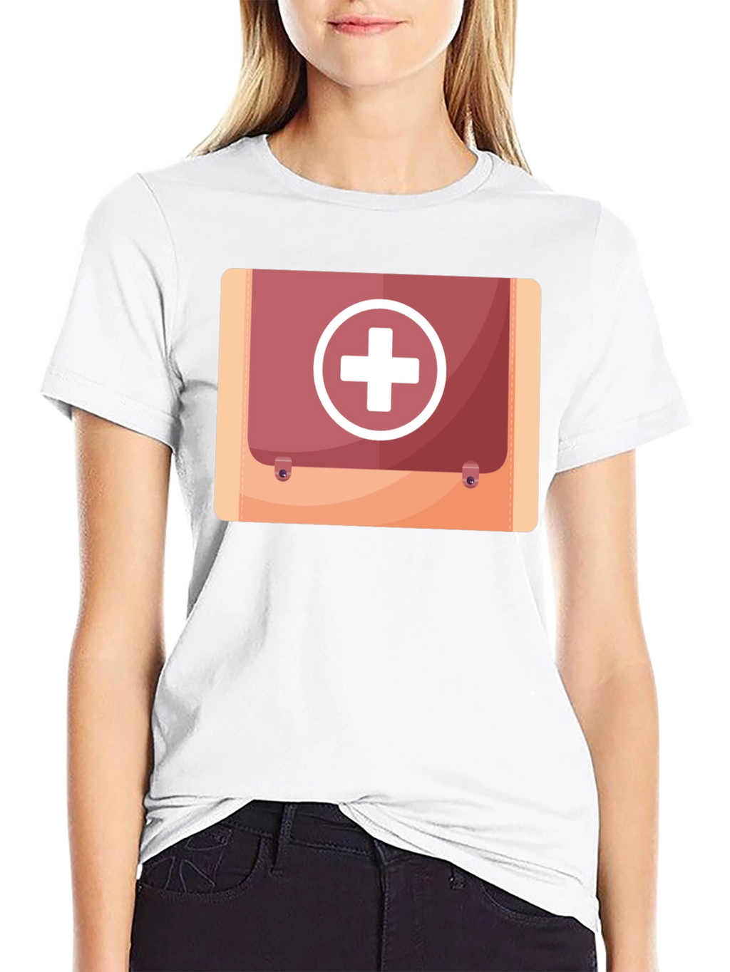 First Aid Kit Graphic Black Tee