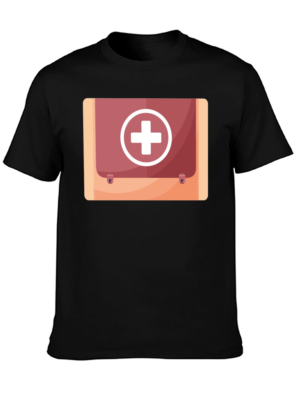 First Aid Kit Graphic Black Tee