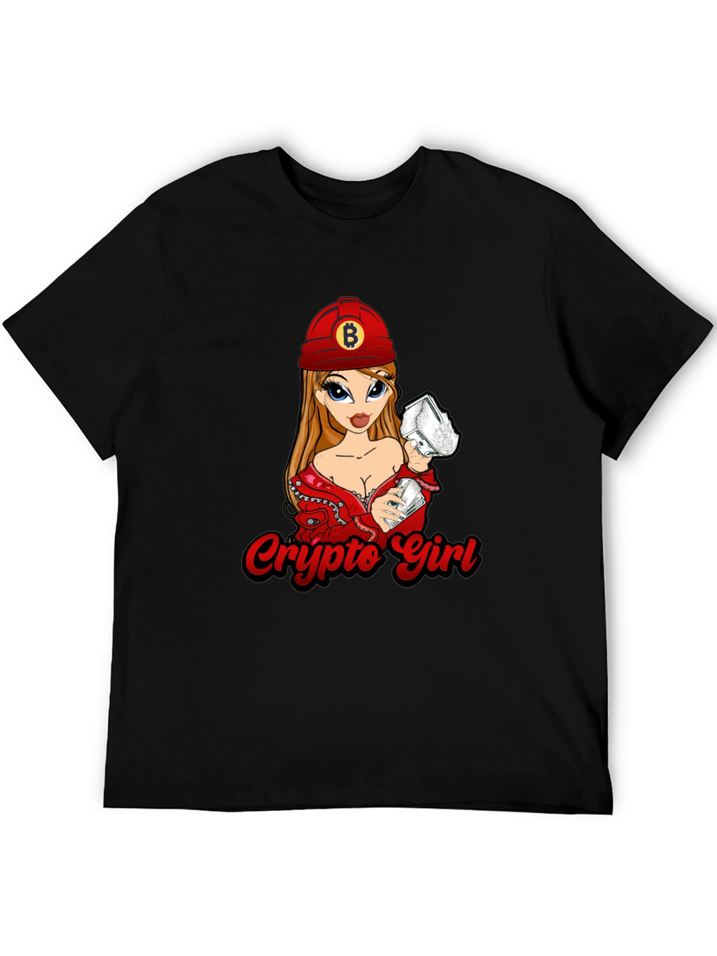 Crypto Girl Bitcoin T-Shirt