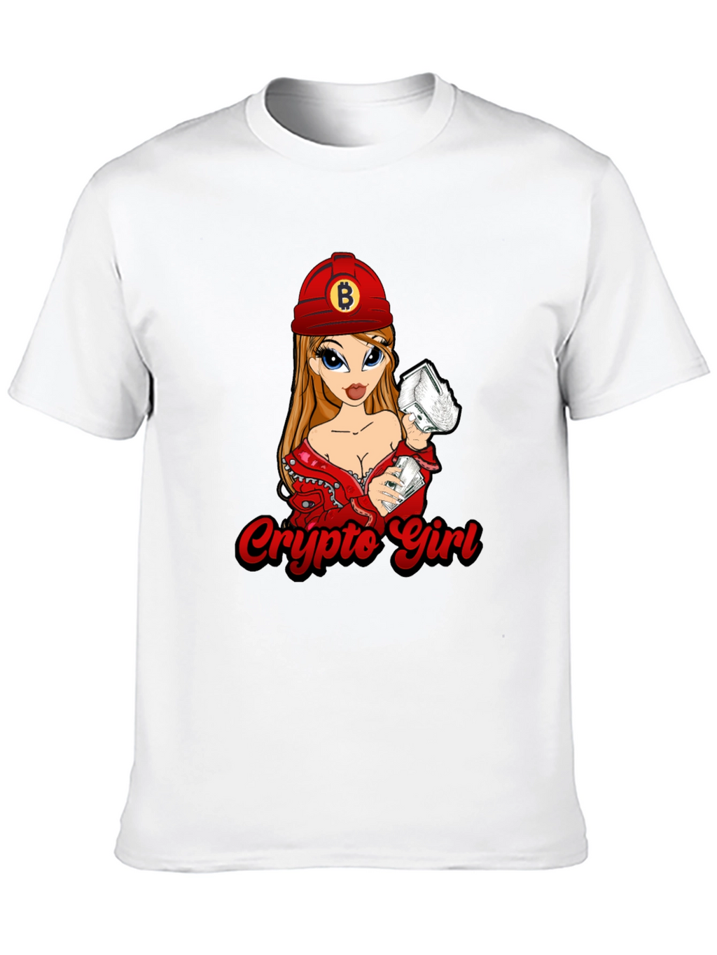 Crypto Girl Bitcoin T-Shirt