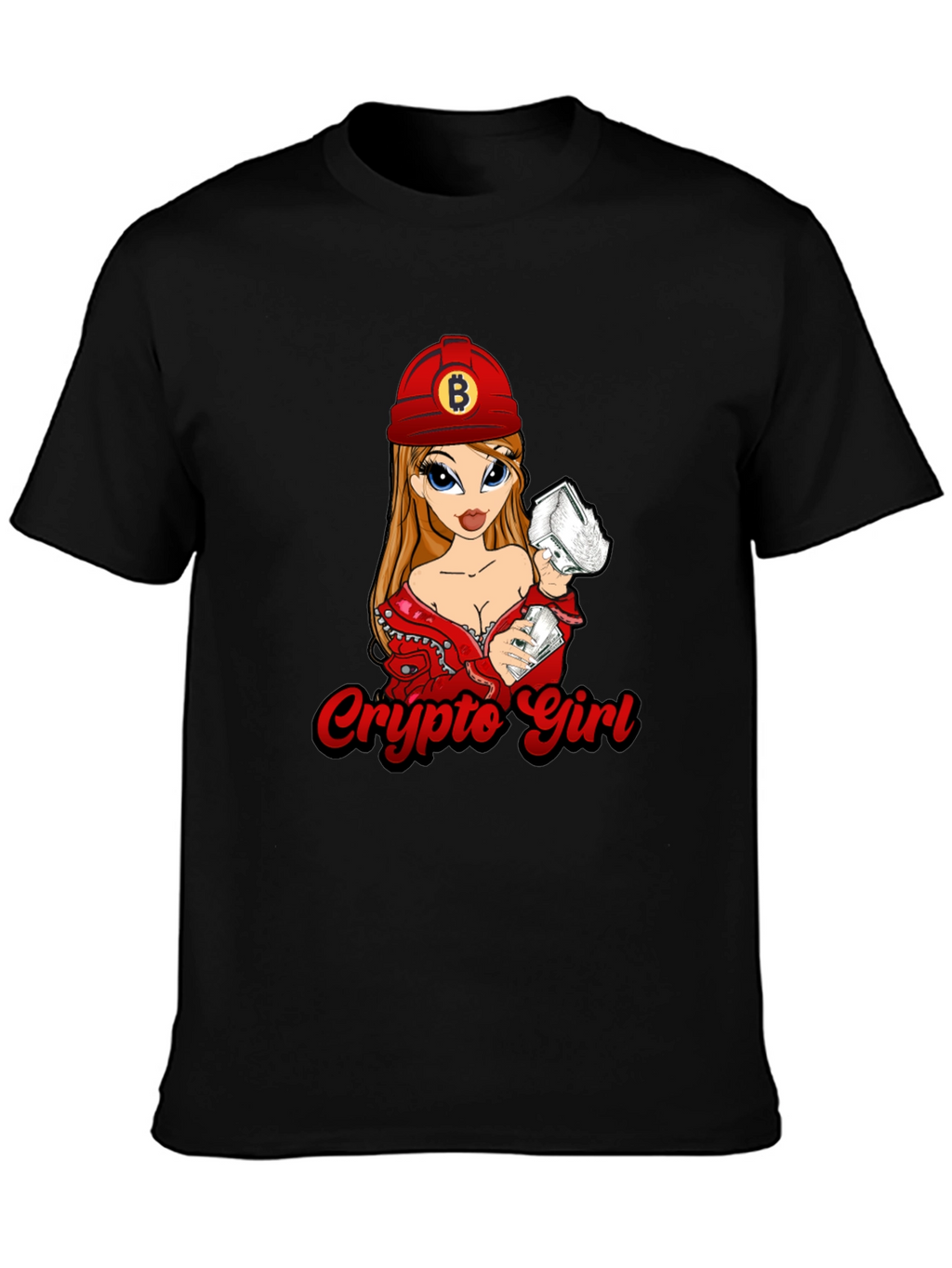 Crypto Girl Bitcoin T-Shirt